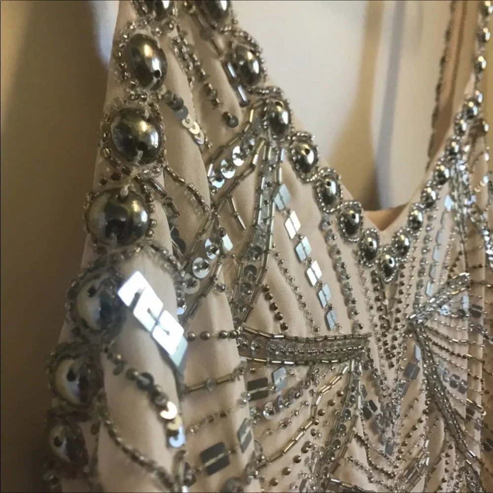 Parker Embellished Sequin Beaded Mini Dress XS - Picture 13 of 16